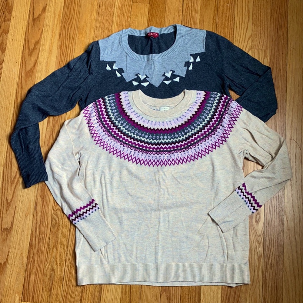 Lot of two Target sweaters